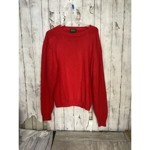 Byford Crewneck Sweater Women Medium Red Quiet Luxury Wool